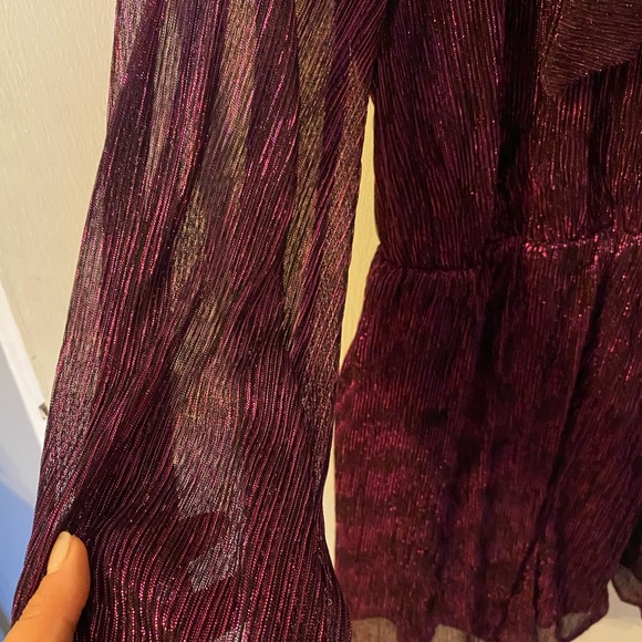 Purple shimmer romper - Picture 3 of 3